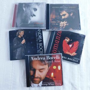 Lot 5 Andrea Bocelli CDs Amore Romanza Sogno Arias Opera Desert Sky (DVD Combo)